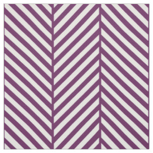 Tissu Plum Purge Herringbone Grande échelle