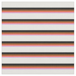 Tissu Plum, rouge, Brown, noir et blanc Motif