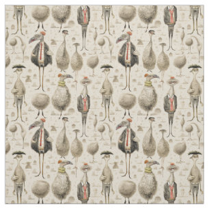 Tissu Plumes de fantaisie : Whimsy Ostrich