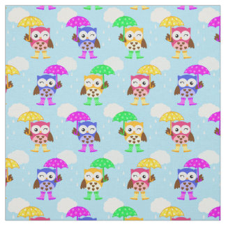 Tissu pluvieux de hibou d'externat