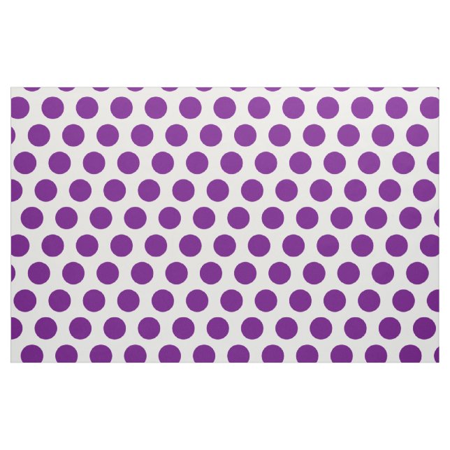 Tissu Point de polka pourpre (Yard)