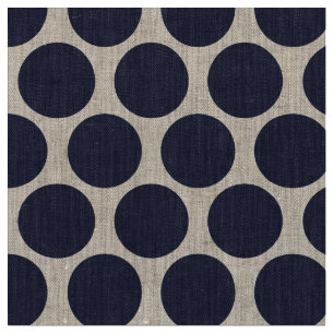 Tissu POINTS Bleus Mod DE LA Marine