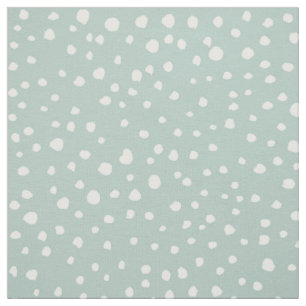 Tissu Points Dalmatiens verts, Points Dalmatiens, Pots D