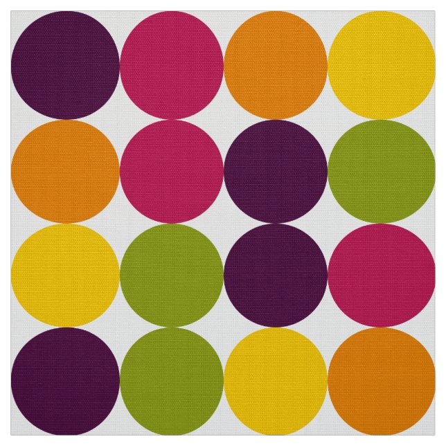 Tissu Points de couleur 03 (Échantillon)