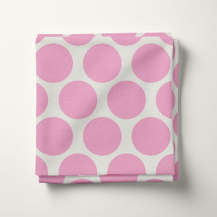 Tissu Points de couleur rose