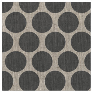 Tissu Points de moisissure gris charbon