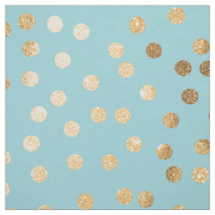 Tissu Points de ville de parties scintillantes de bleu