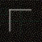 Points élégants de confettis de noir et de feuille