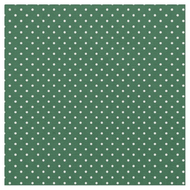 Tissu Points minuscules Chasseur Vert (Fermer)