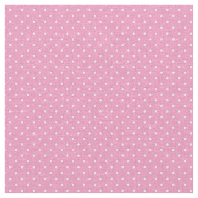 Tissu Points minuscules roses (Fermer)