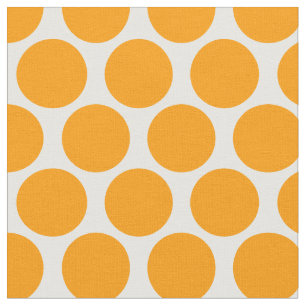 Tissu Points orange
