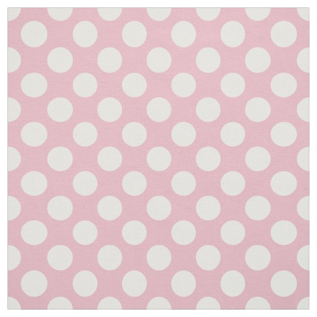 Tissu Pois roses, Motif Pointe Polka, Points, Pointe (Échantillon)