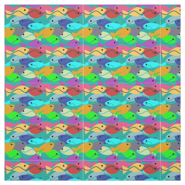 Tissu Poisson (Échantillon)