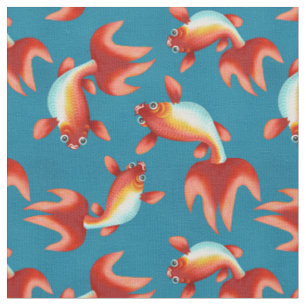 Tissu Poisson koi