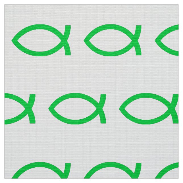 Tissu Poisson vert (Échantillon)