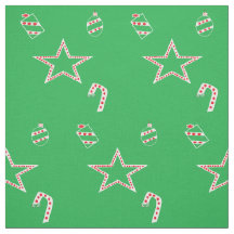 Polka Dot Tissus de Noël verts