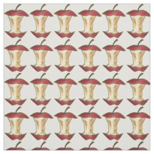 Tissu Pommes brillantes Red Delicious Apple Core Fruit I