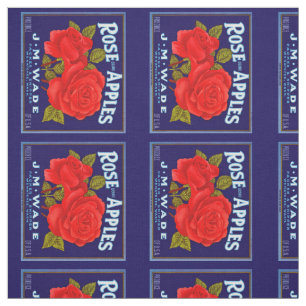 Tissu Pommes de marque rose