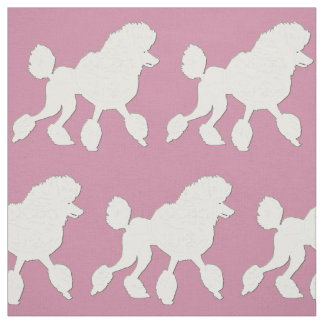 Tissu Poodle blanc
