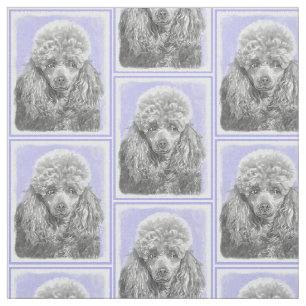 Tissu Poodle (Jouet, Miniature) Peinture originale de Ch