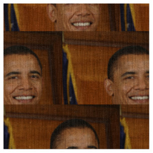 Tissu Portrait officiel de Barack Obama