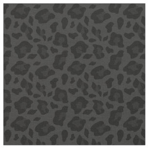Tissu poster de animal motif léopard noir