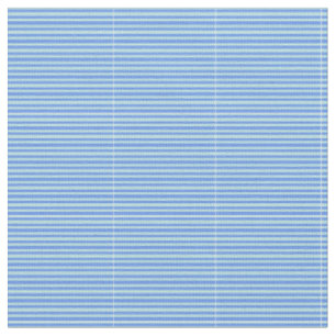 Tissu Poudre Bleu et Cornouailles Bleu Lignes