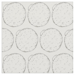 Tissu Poudre de beignet de noix de muscade rempli de crè