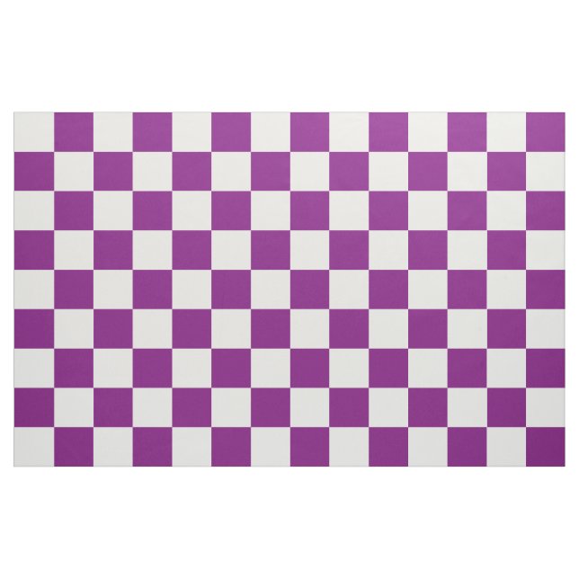 Tissu Pourpre Checkered (Fat Quarter)