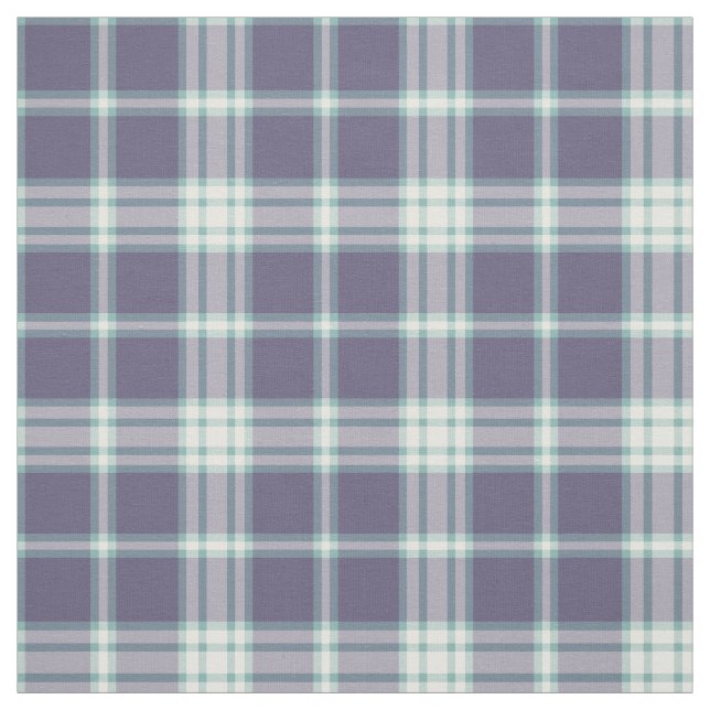 Tissu Pourpre et plaid d'Aqua (Échantillon)