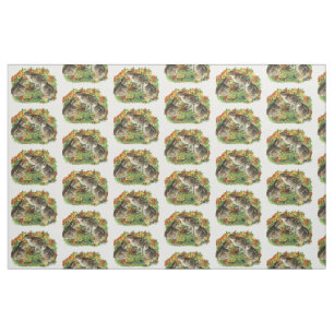 Tissu Poussins de jardin de colin