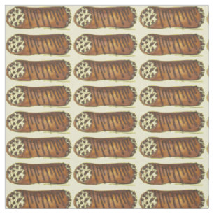 Tissu Prenez le Cannoli Chocolate Chip Pâtisserie italie