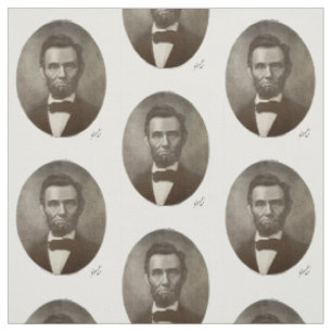 Tissu Président républicain américain d'Abe Abraham