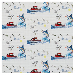 Tissu profond de pêche maritime