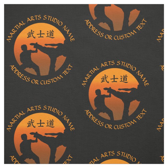 Tissu Propriétaire de studio du Taekwondo Kung Fu de (Échantillon)