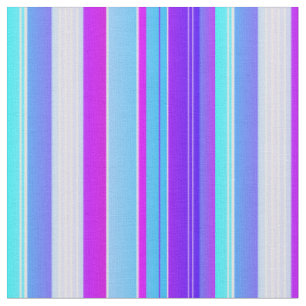Tissu Puprle bleu créatif original rayé