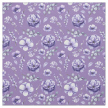 Tissu - Purple Passion Floral