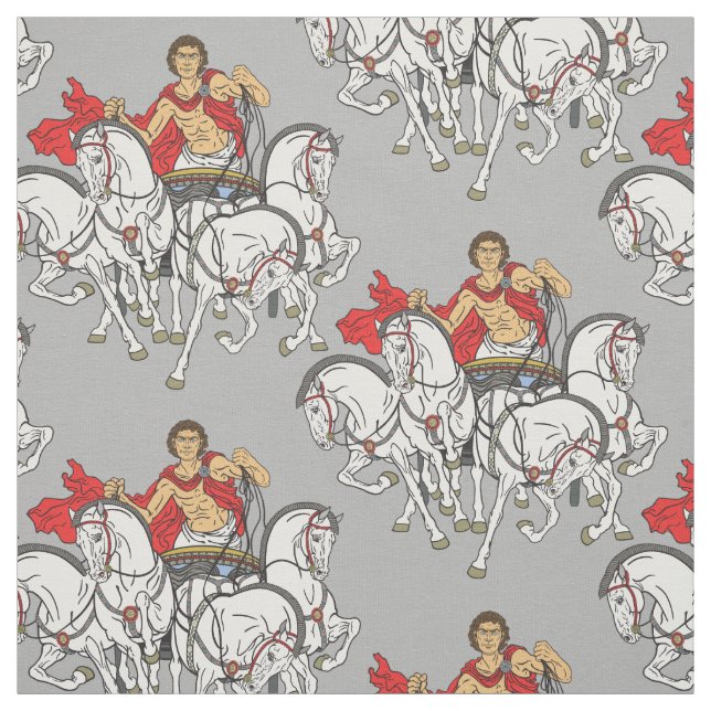 Tissu quadriga (Échantillon)