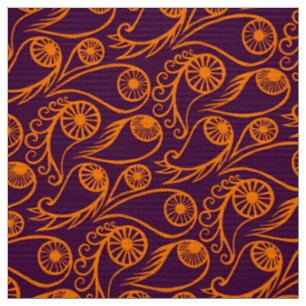 Tissu Quirky Paisley Eye Motif Déplaisant Funny Hallowee