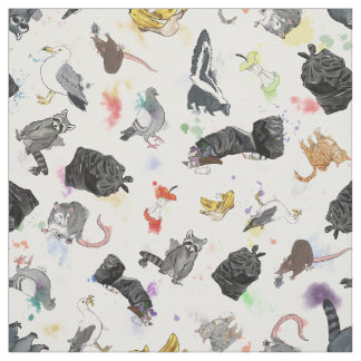 Tissu raccoon, possum, ordures, ordures, rat, ordures+pa