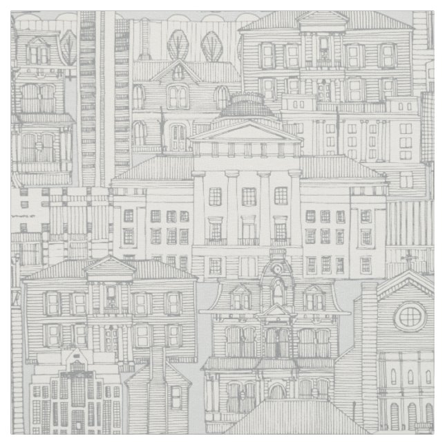 Tissu Raleigh NC toile argent (Échantillon)