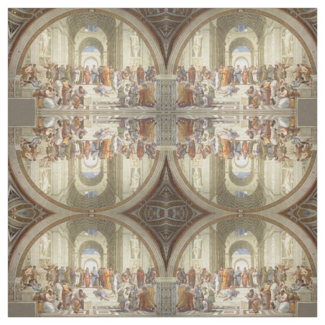 Tissu Raphael - École d'Athènes (Échantillon)