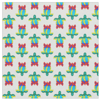 Tissu Rasta Island Colours Tortue tribale Florale