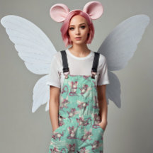 Rats de fée Whimsical - bleu