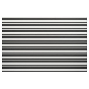Tissu rayé noir et blanc
