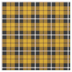 Tissu Rayure blanche/noire d'automne de jaune profond