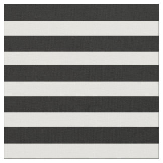 Tissu Rayure noire et blanche