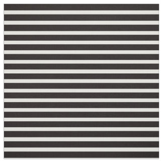 Tissu Rayure noire et blanche simple classique
