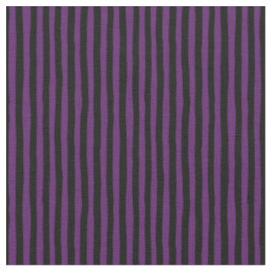 Tissu Rayures bancales violettes et noires