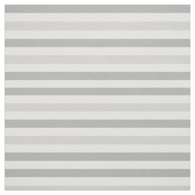 Tissu Rayures de blanc gris (Échantillon)